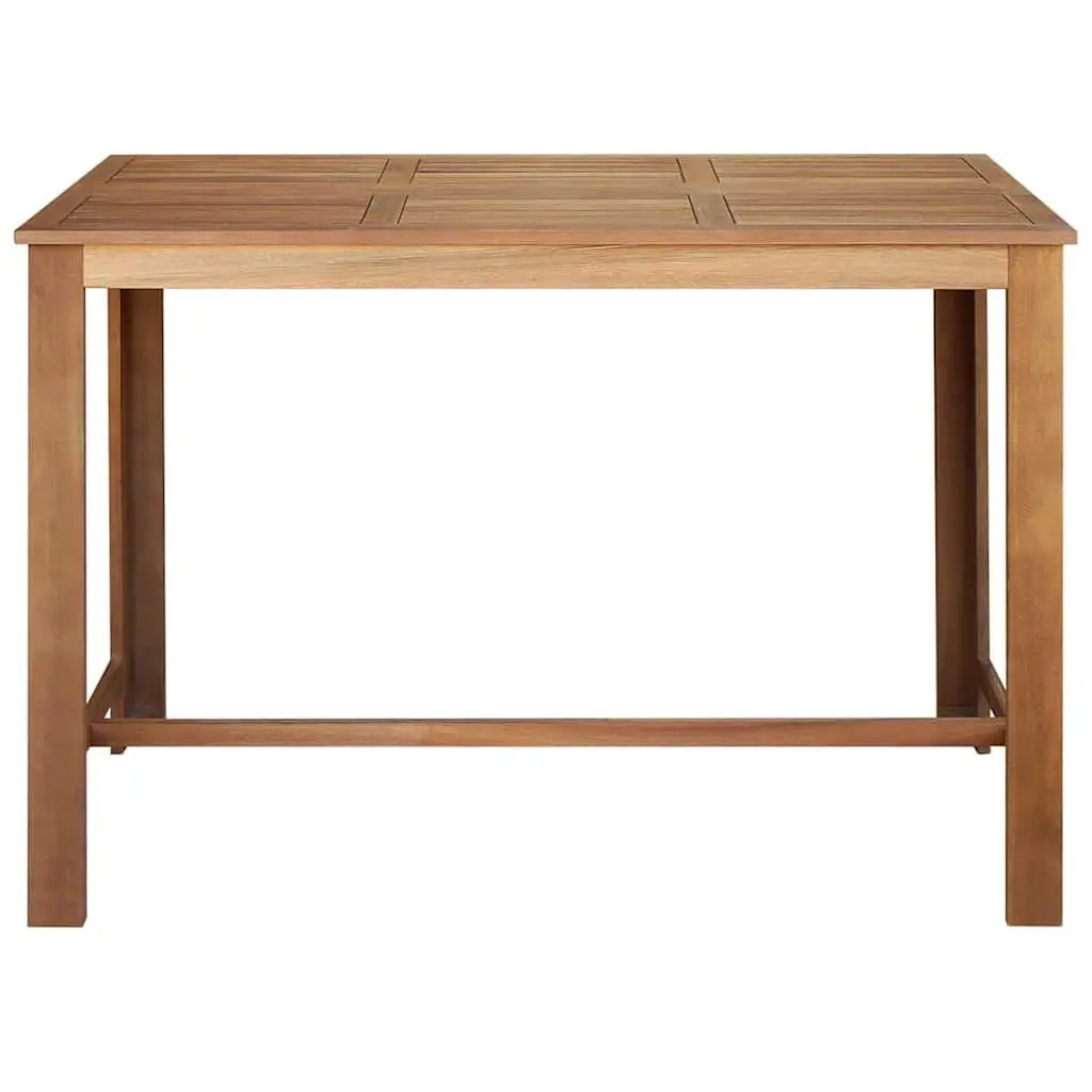 Bar Table Solid Wood Brown Kitchen Dining Room Furniture High Top Counter