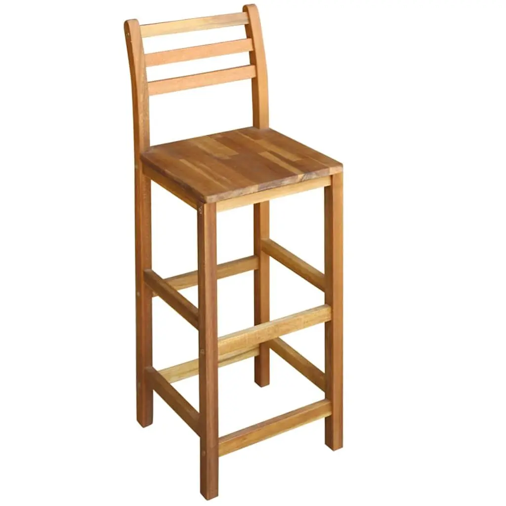 7-Piece Rustic Bar Table and Chair Set