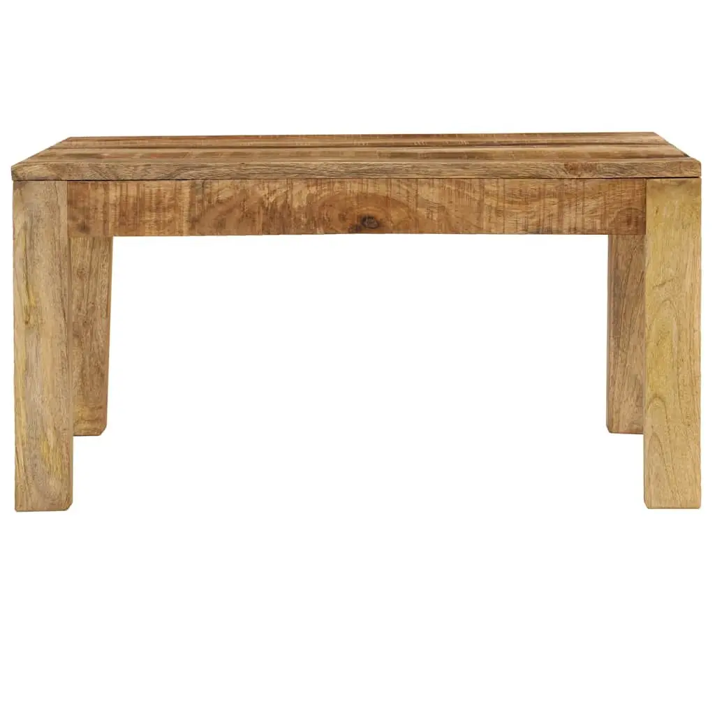 Coffee Table 80x80x40 cm Brown Solid Mango Wood Living Room Accent Furniture
