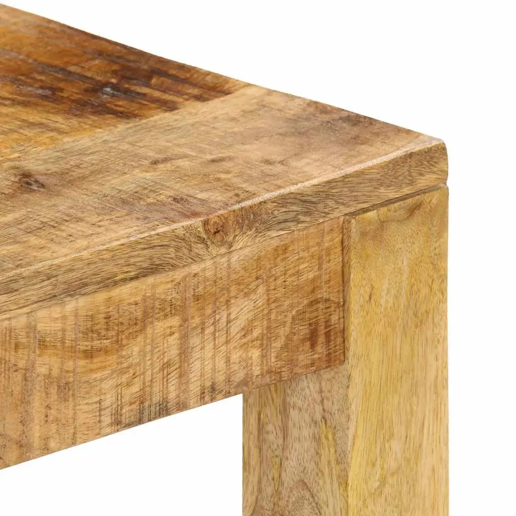 Coffee Table 80x80x40 cm Brown Solid Mango Wood Living Room Accent Furniture