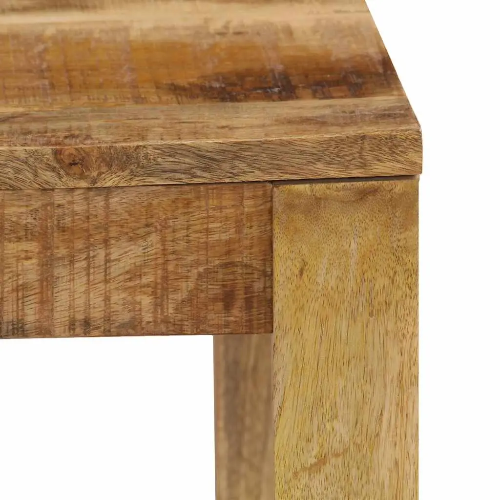 Coffee Table 80x80x40 cm Brown Solid Mango Wood Living Room Accent Furniture