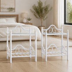 Fabulous 2 pcs Nightstand Set: 45x30.5x60 cm