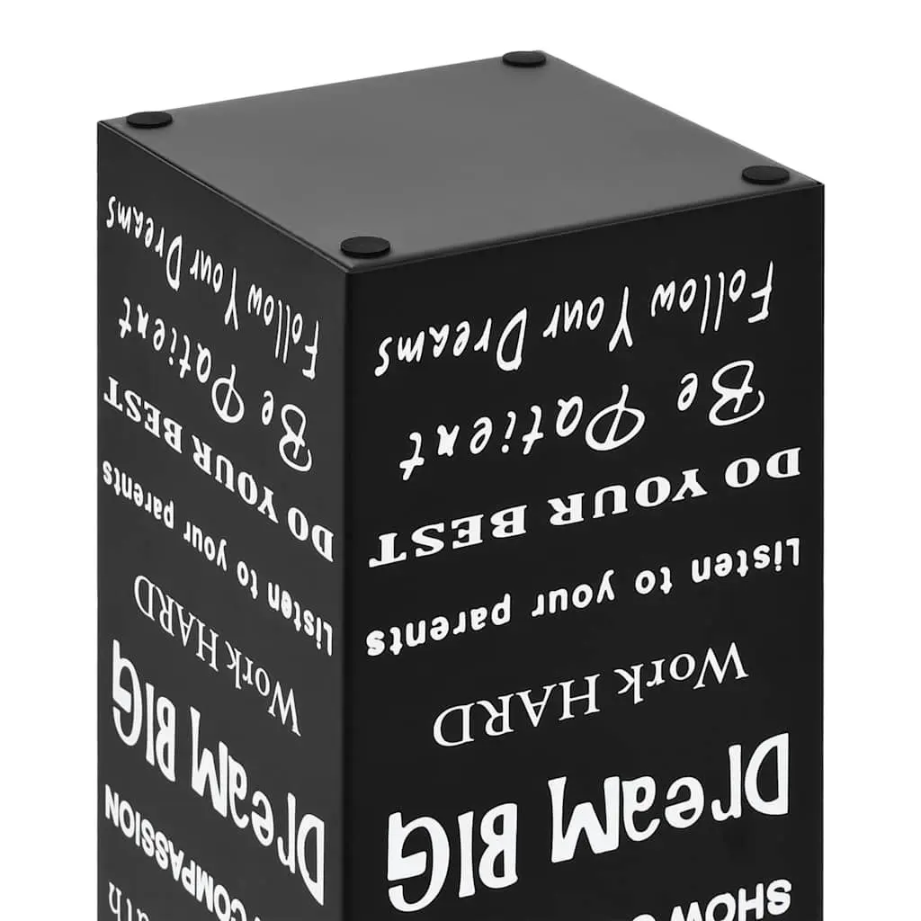 Umbrella Stand Entry Hall Black Steel Modern