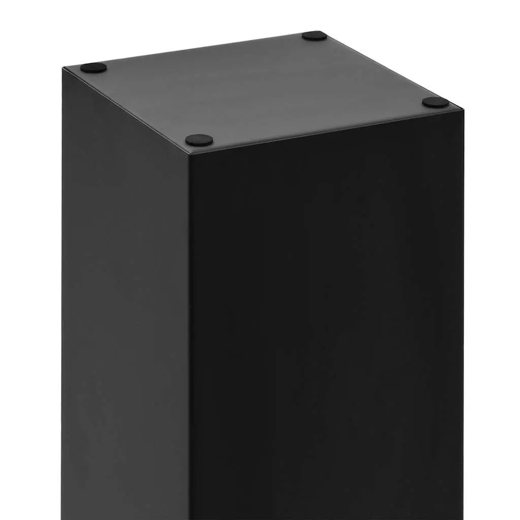 Umbrella Stand for Home Organisation Black Steel Holder with Removable Drip Tray
