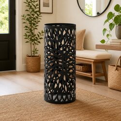 Specifications of Black Powder-Coated Umbrella Stand