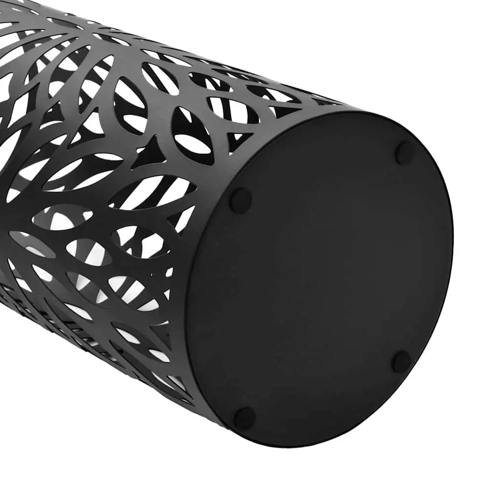Umbrella Stand for Home Use Black Steel Size with Removable Drip Tray