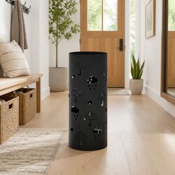 Black Steel Umbrella Stand - Specs and Details