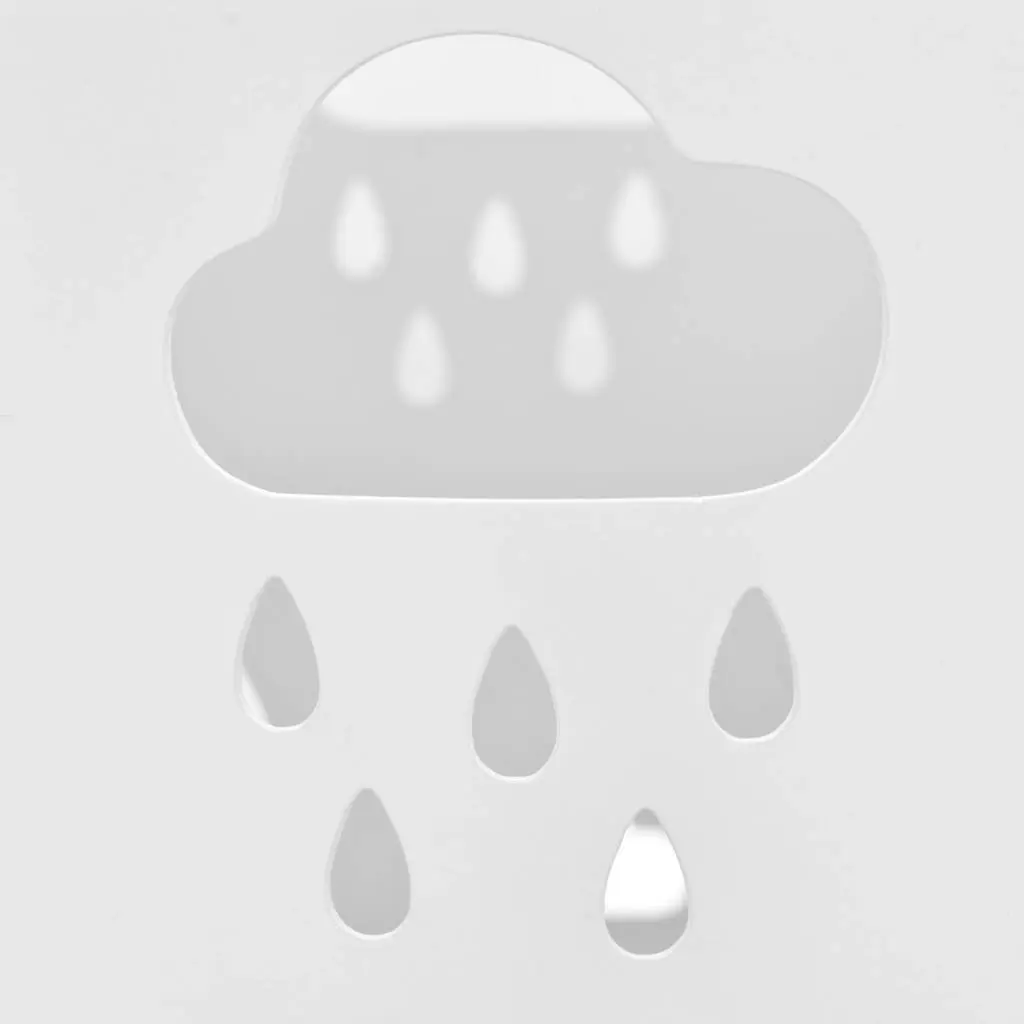Umbrella Stand Holder for Entryway Steel White Modern