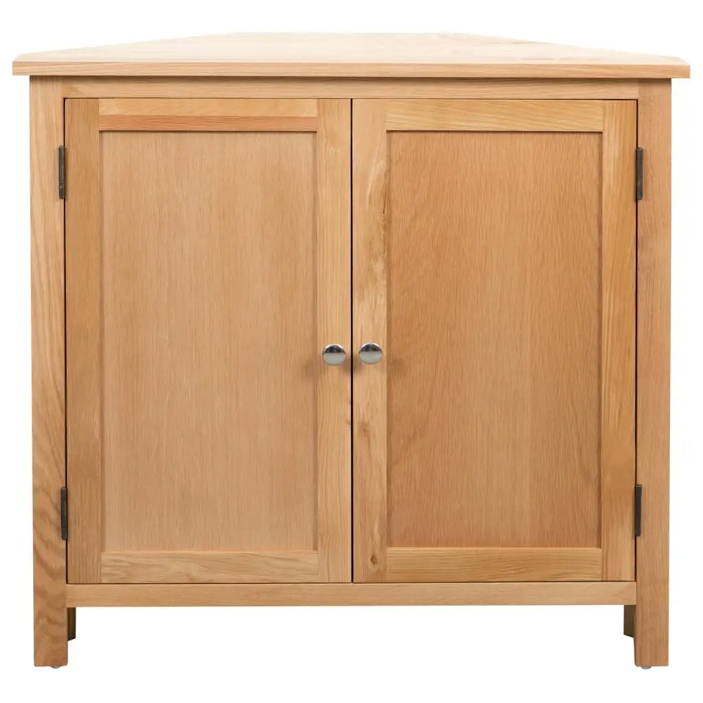 Corner Cabinet 80x33.5x78 cm Brown Wooden Storage Organiser for Hallway Living