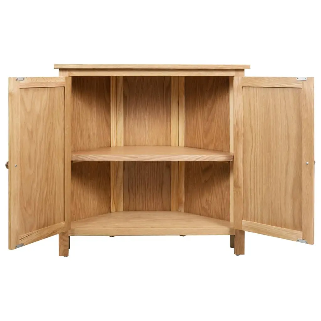 Corner Cabinet 80x33.5x78 cm Brown Wooden Storage Organiser for Hallway Living