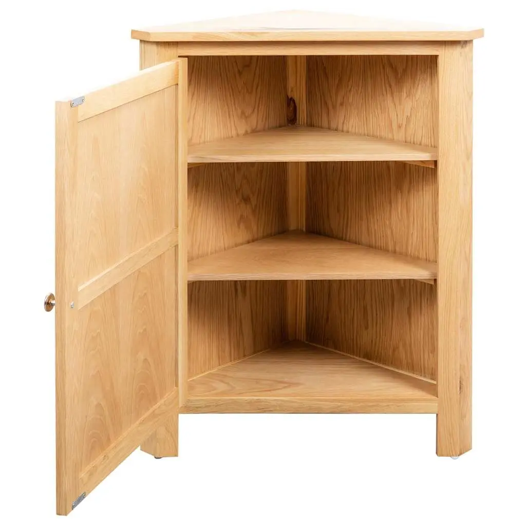 Corner Cabinet for Home 59x45x80 cm Brown Wooden Storage Unit