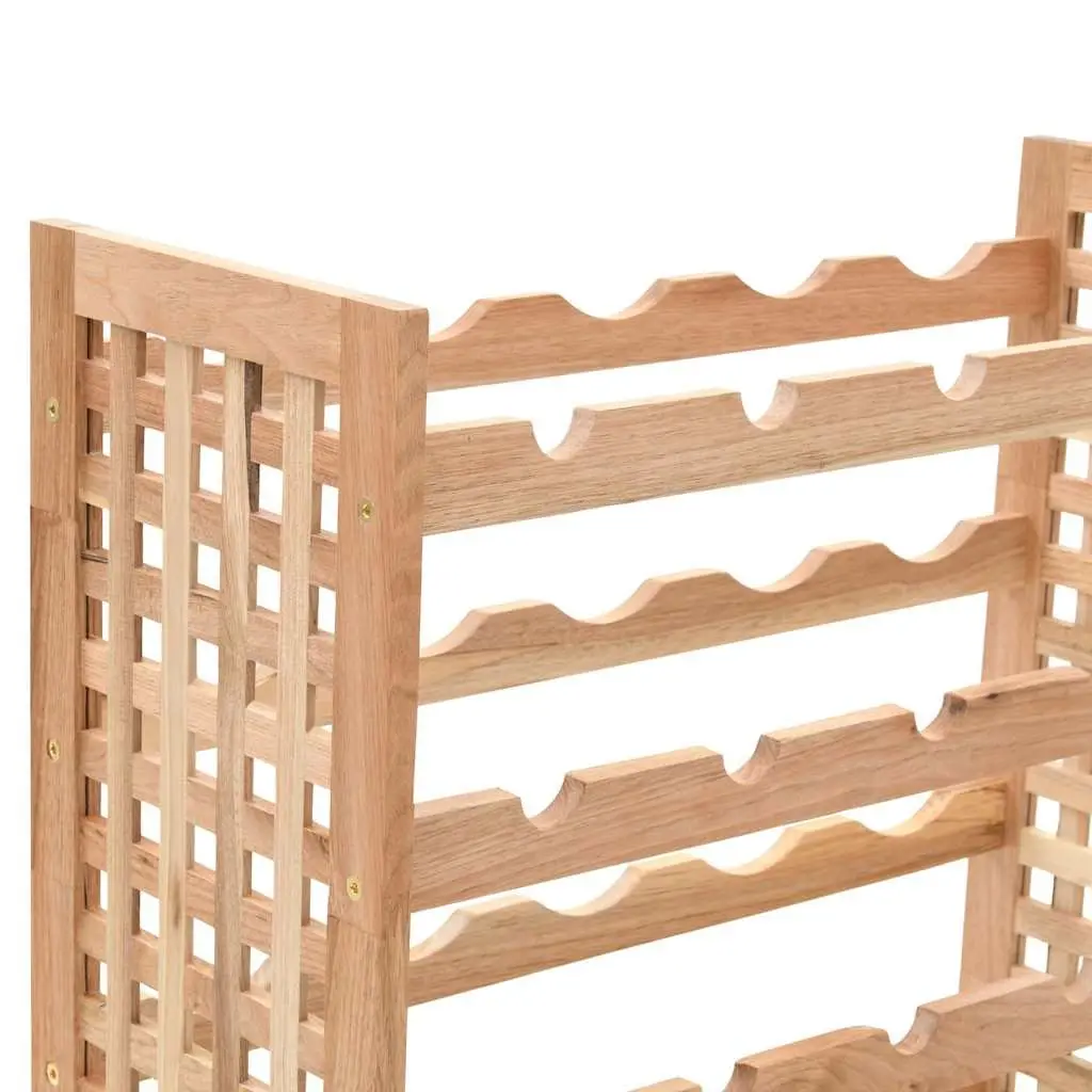 Wine Rack for 25 Bottles 5-Tier Solid Wood Storage Cabinet Home Furniture