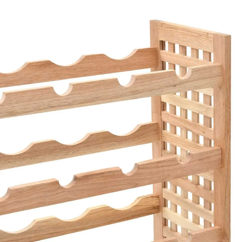 Wine Rack for 25 Bottles 5-Tier Solid Wood Storage Cabinet Home Furniture