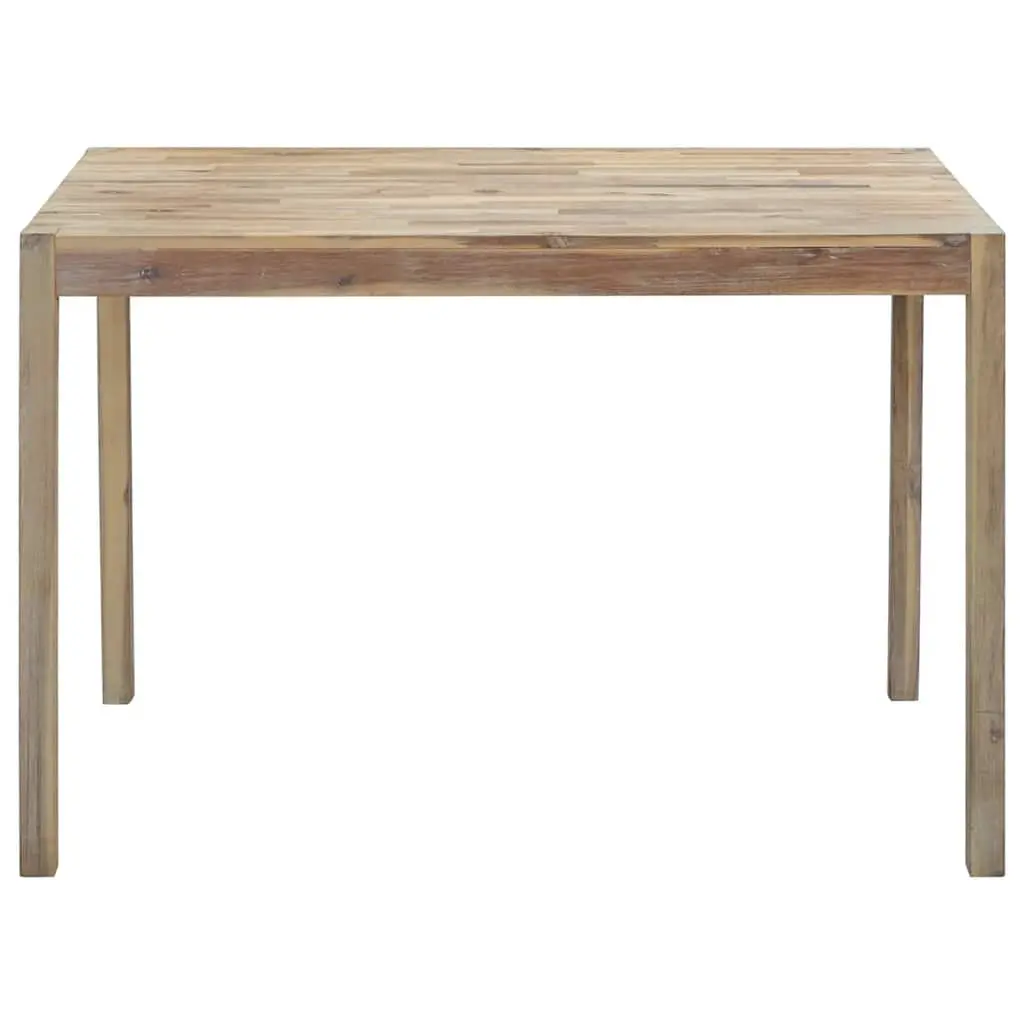Dining Table Kitchen Room 120x70x75cm Brown Solid Acacia Wood