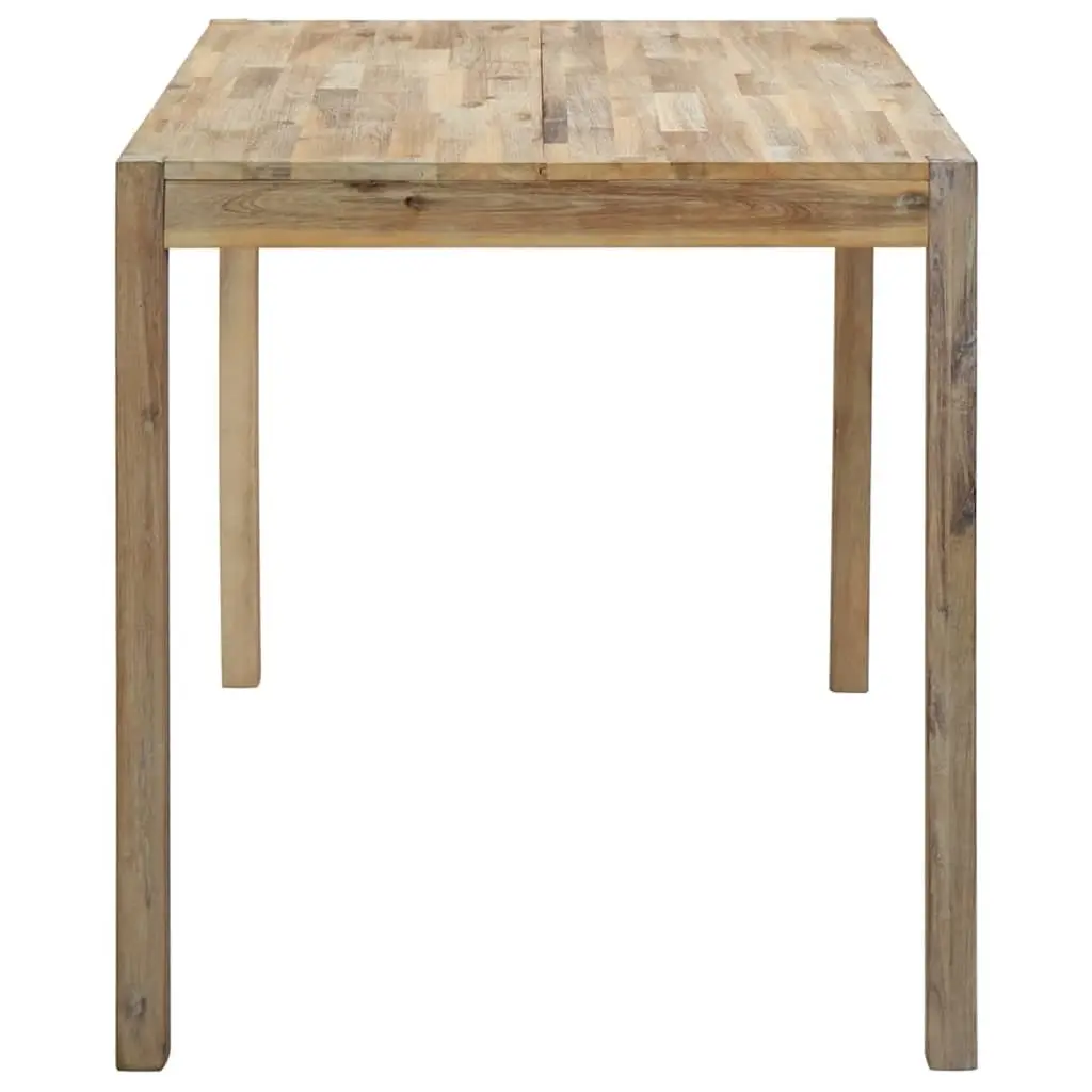 Dining Table Kitchen Room 120x70x75cm Brown Solid Acacia Wood