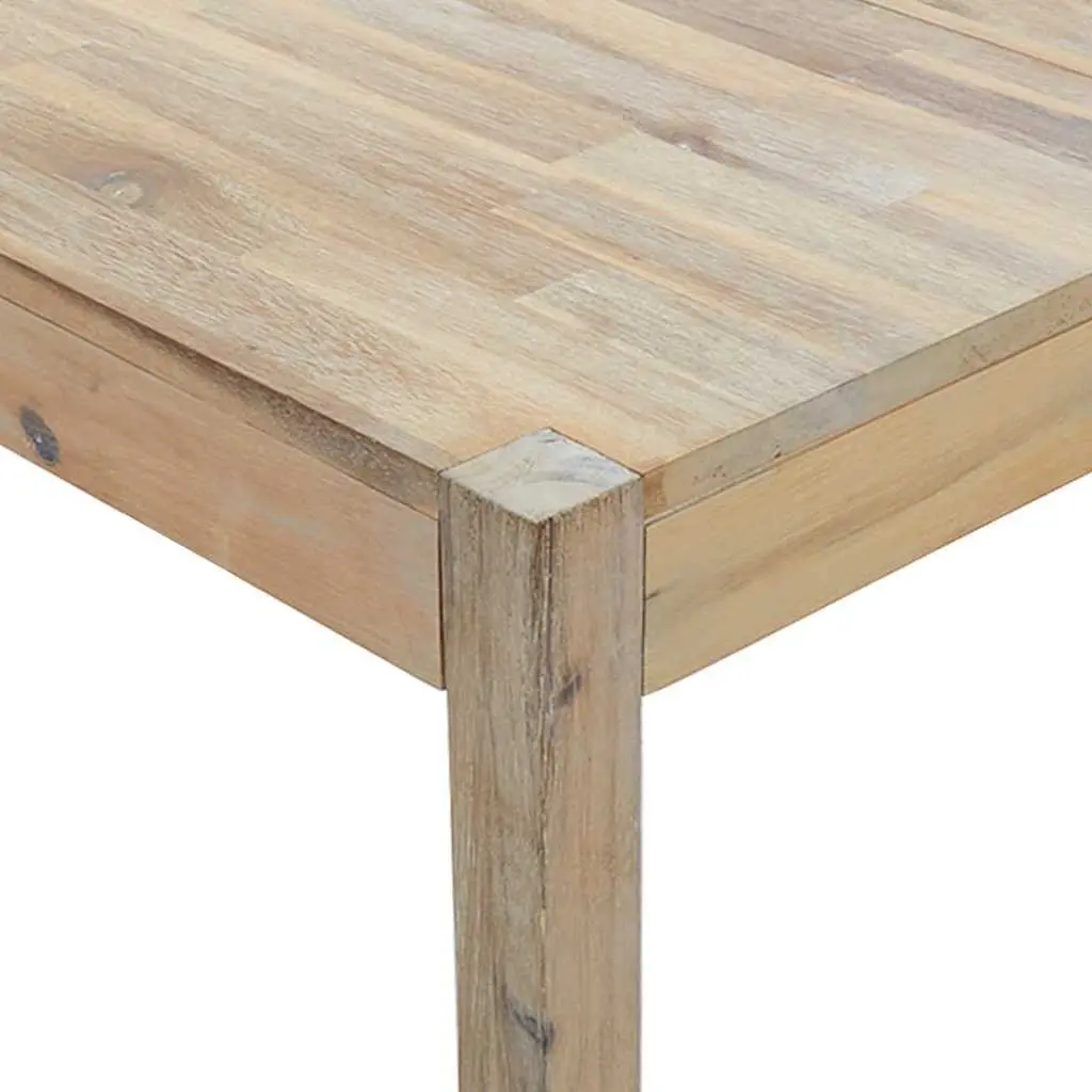Dining Table Kitchen Room 120x70x75cm Brown Solid Acacia Wood