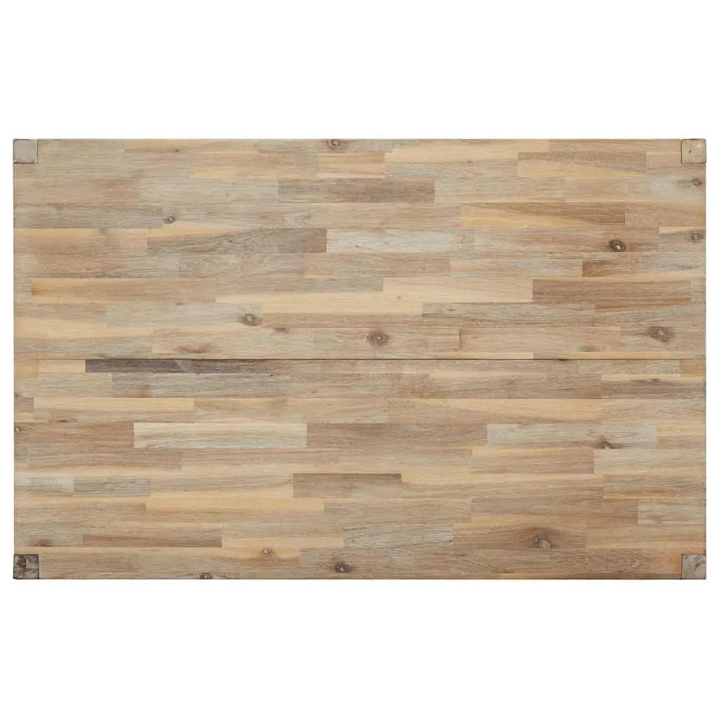 Dining Table Kitchen Room 120x70x75cm Brown Solid Acacia Wood