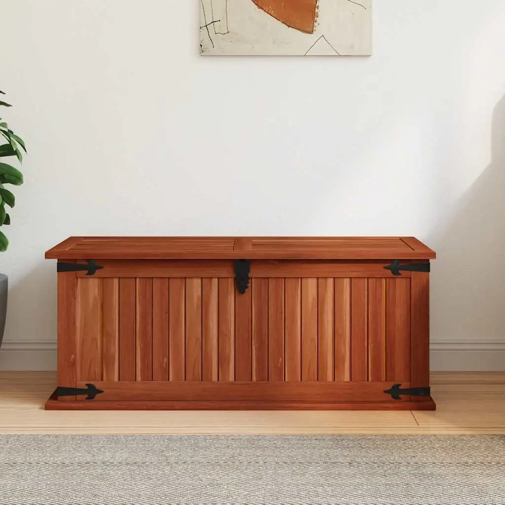 Storage Chest Solid Acacia Wood Brown 79x34x32cm Bedroom Living Room Furniture