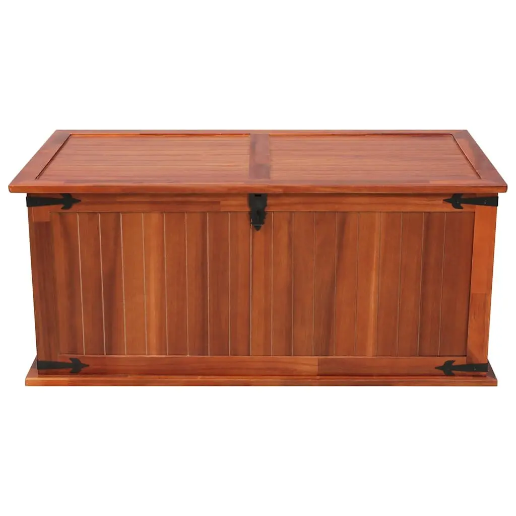 Storage Chest Solid Acacia Wood Brown 79x34x32cm Bedroom Living Room Furniture