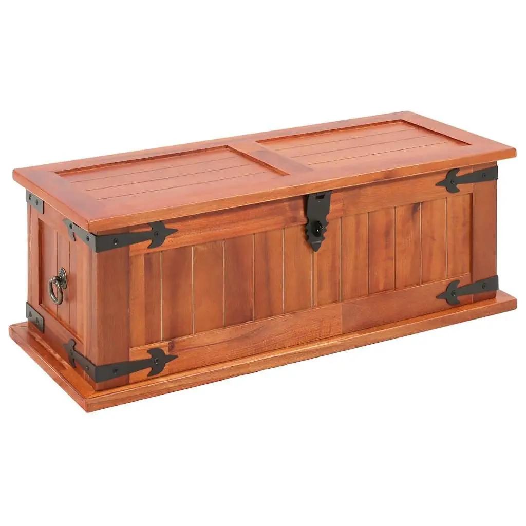 3 Solid Acacia Wood Storage Chests
