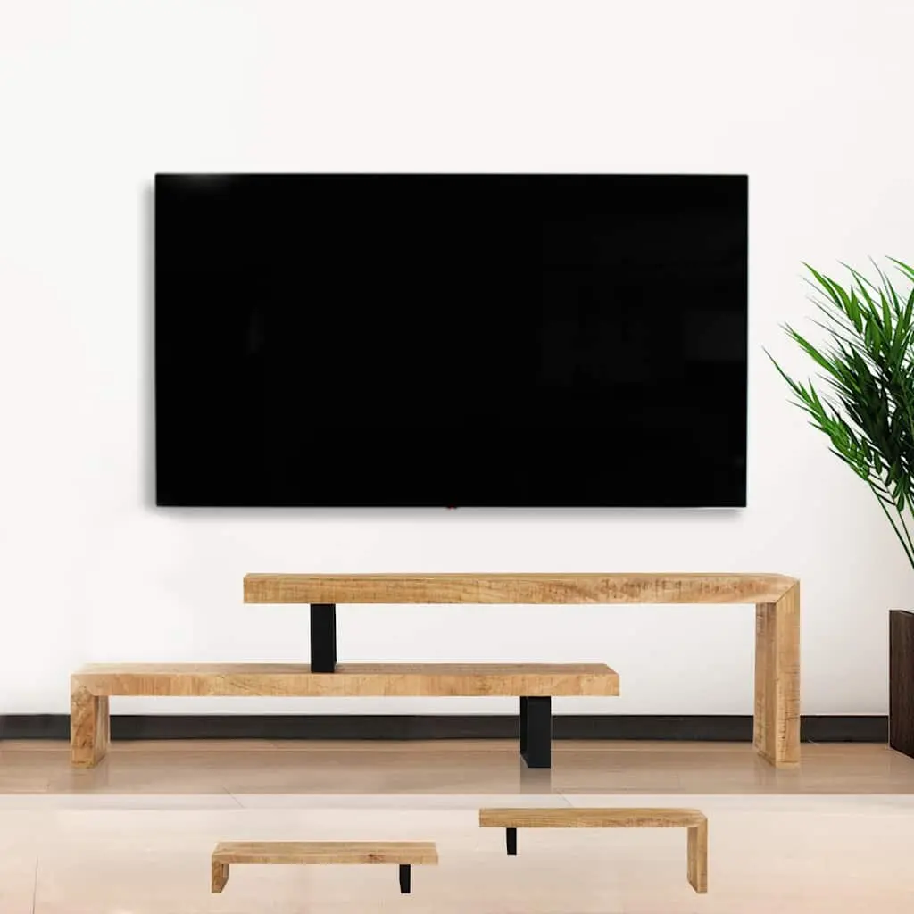 Solid Mango Wood TV Stand