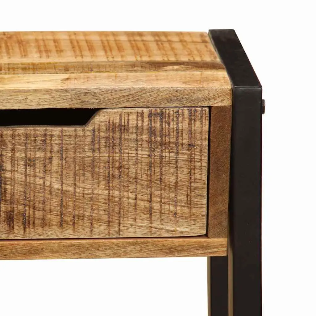 Mango Wood Sideboard 110x35x75 cm with 3 Drawers