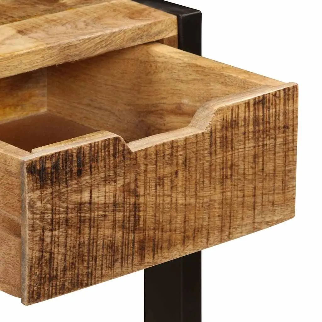 Mango Wood Sideboard 110x35x75 cm with 3 Drawers