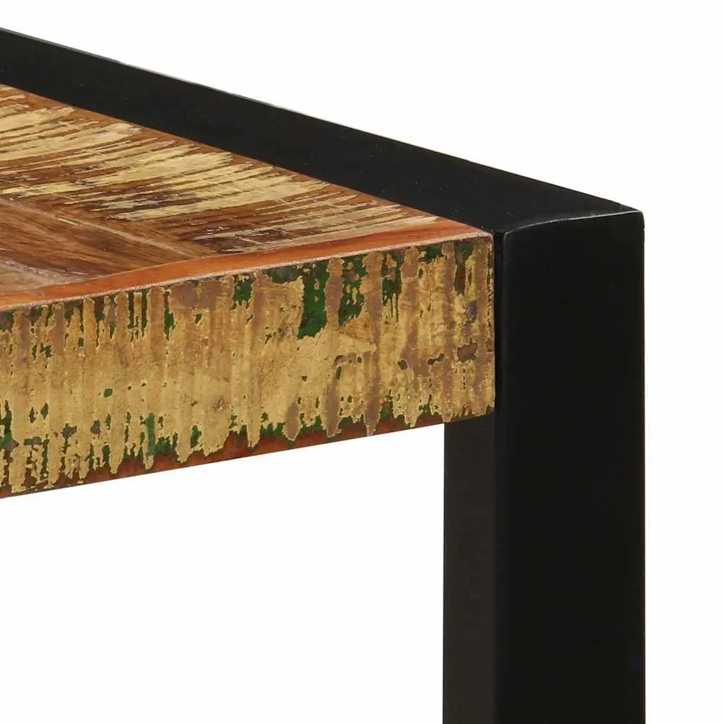 Dining Table Kitchen 140x70x75 cm Solid Reclaimed Wood Rustic