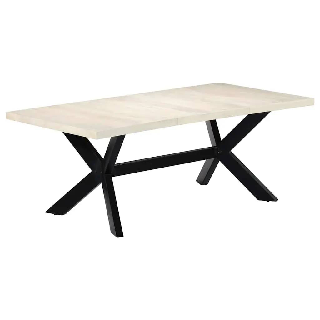 Dining Table 200x100x75 cm Made of Mango Wood
