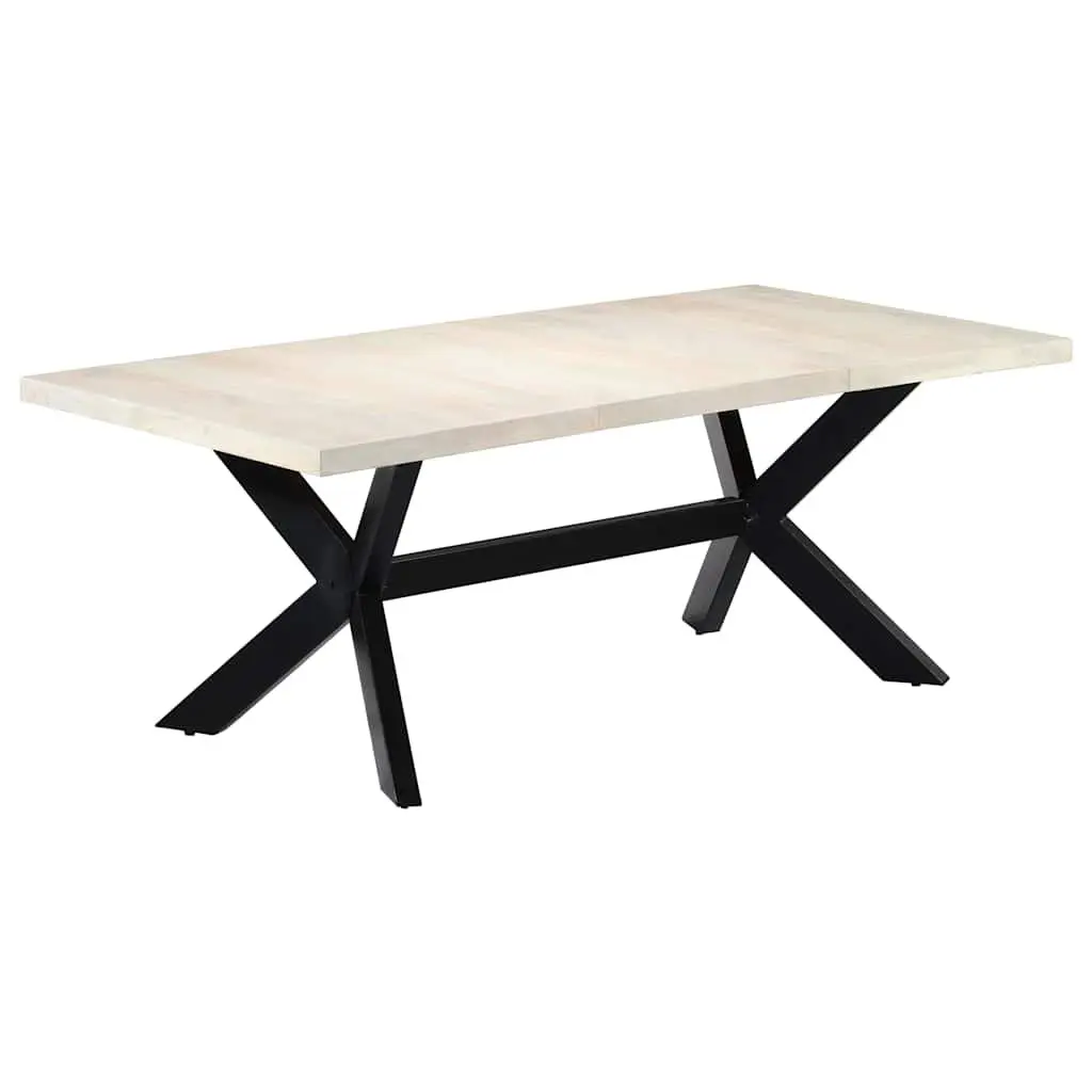 Dining Table 200x100x75 cm Made of Mango Wood
