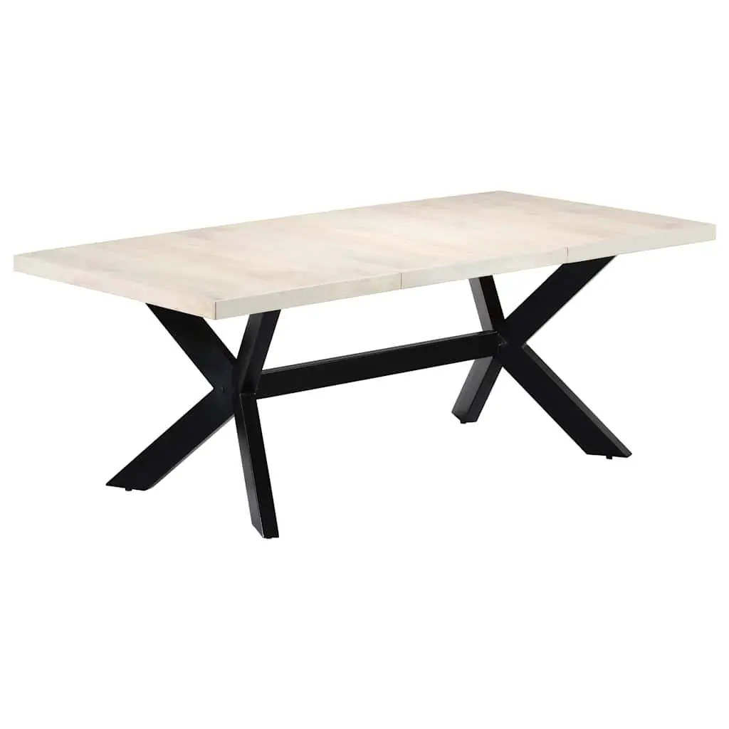 Dining Table 200x100x75 cm Made of Mango Wood