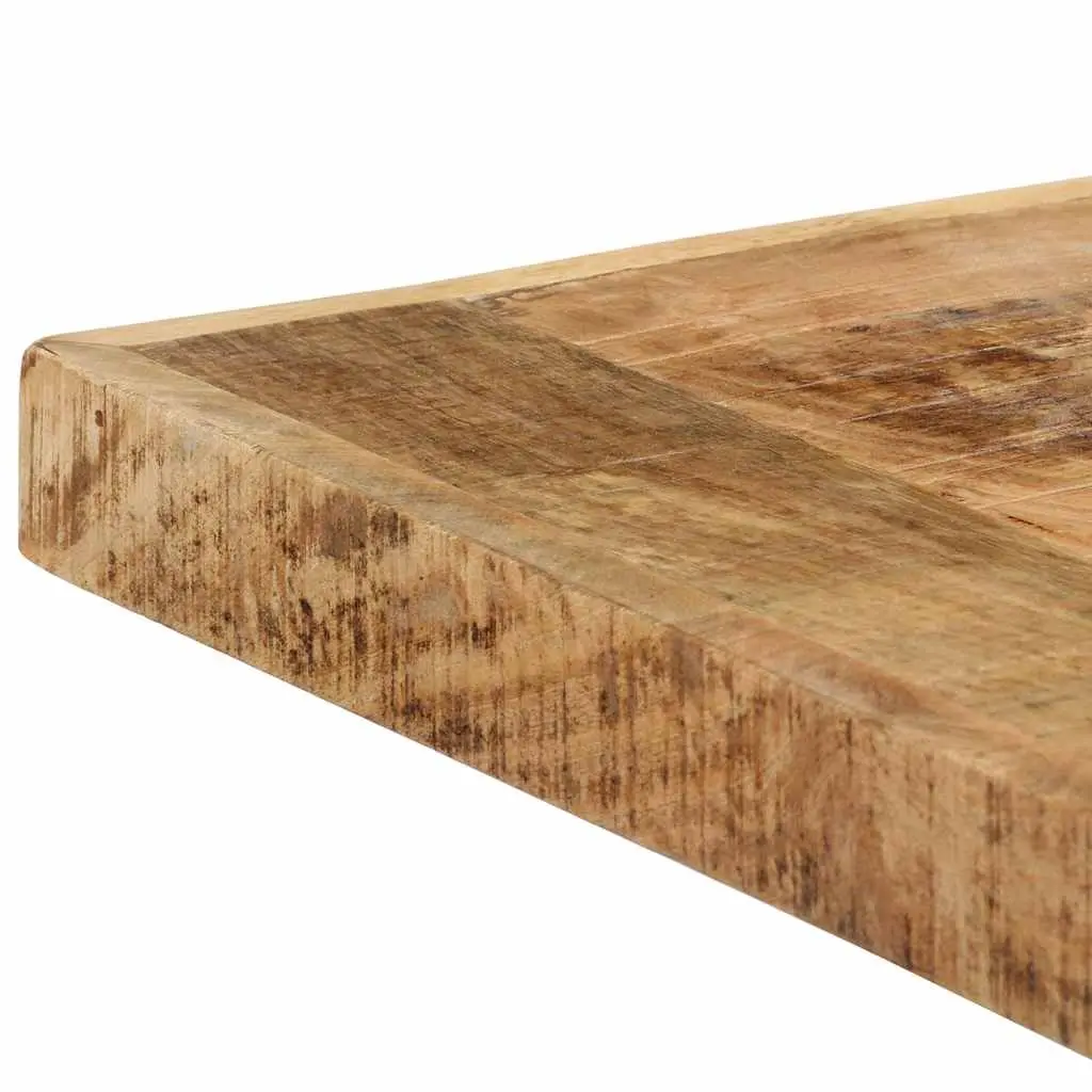 Dining Table 140x70x75 cm Solid Mango Wood Kitchen Furniture Industrial Style