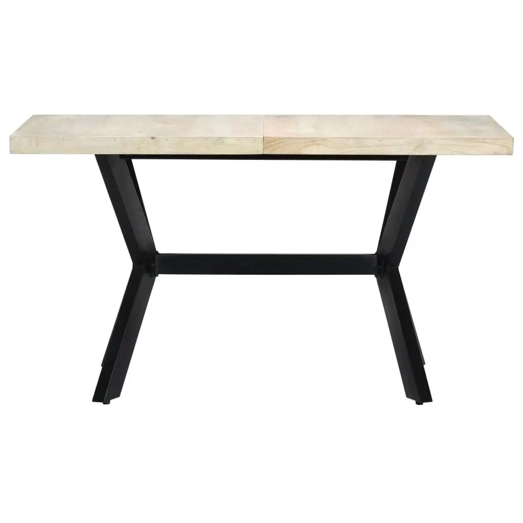 Dining Table Kitchen Dining Room 140x70x75cm Solid Mango Wood