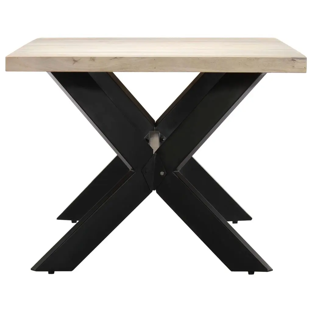Dining Table Kitchen Dining Room 140x70x75cm Solid Mango Wood