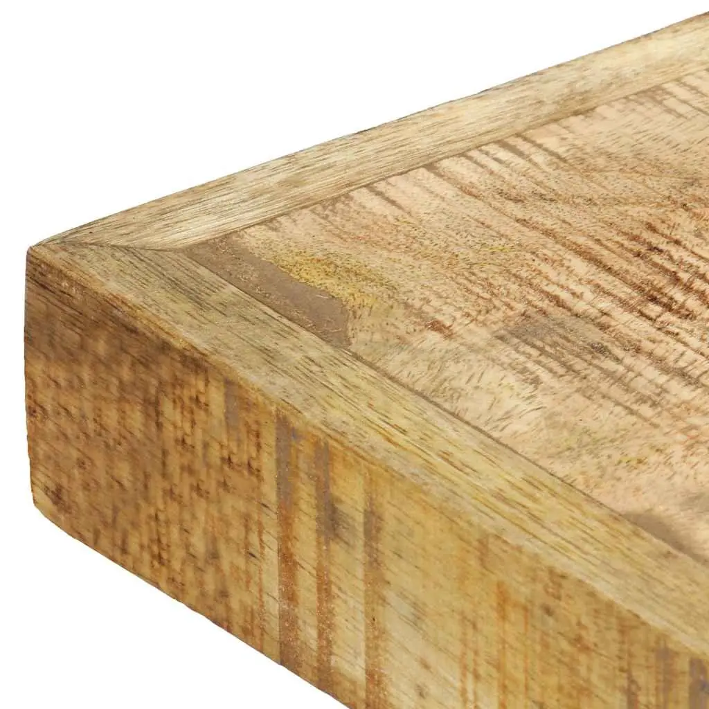 Dining Table 120x60x75 cm Solid Mango Wood Industrial Kitchen Furniture