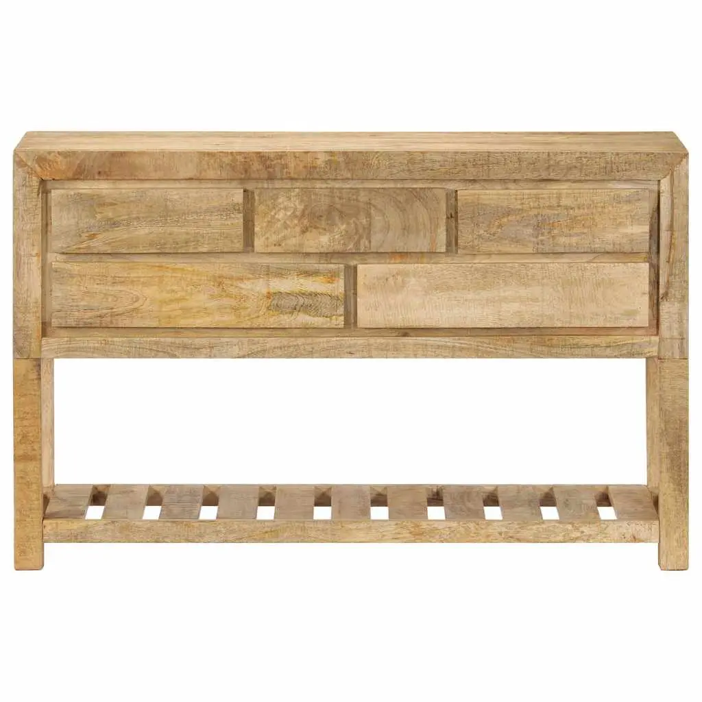 Sideboard for Home 120x30x75 cm Brown Wooden Storage Cabinet with 5 Drawers and 1 Shelf