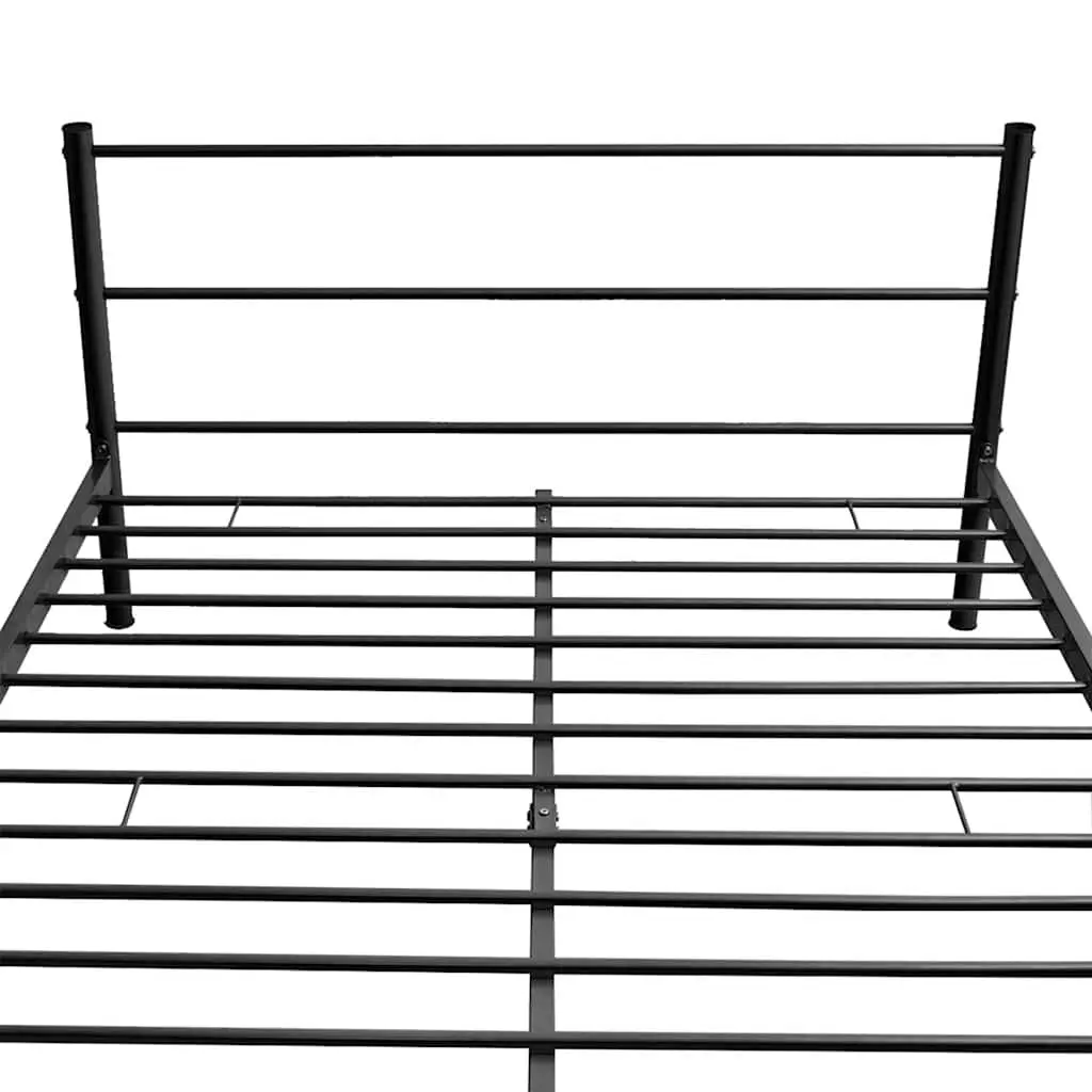 Black Metal Double Bed Frame