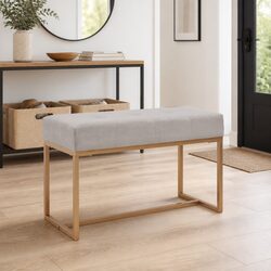 Velvet Bench 80cm Grey - Specifications Overview