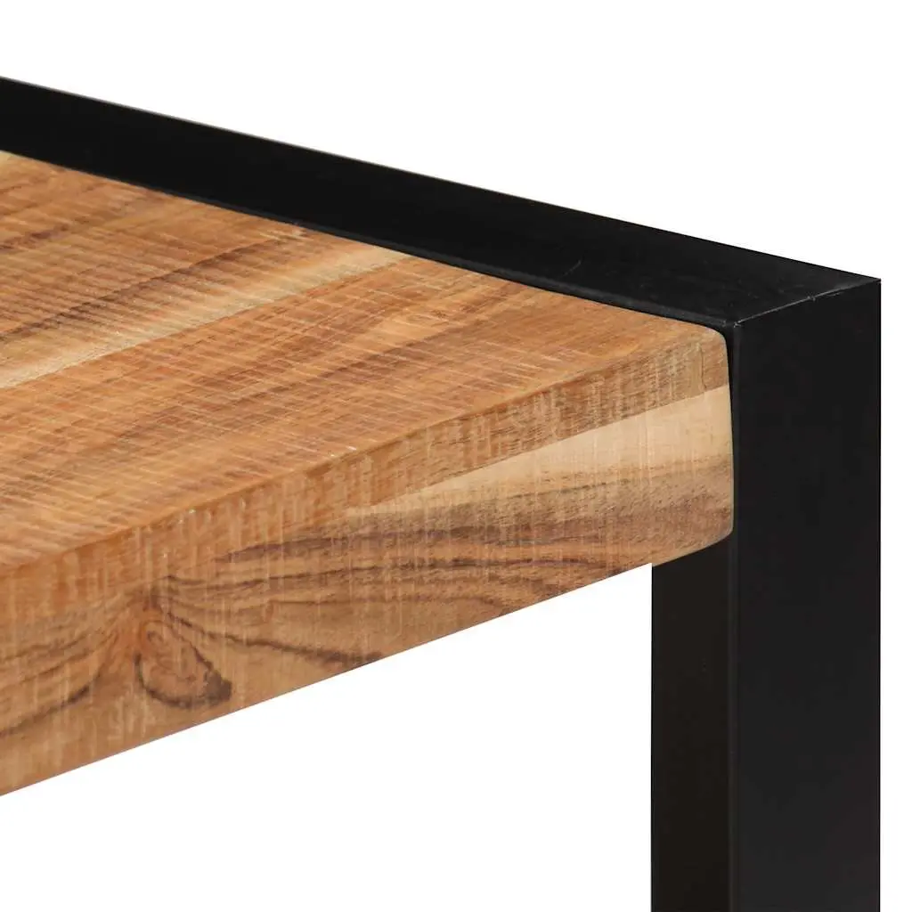 Coffee Table 60x60x40 cm Brown Solid Acacia Wood Handmade Retro Living Room