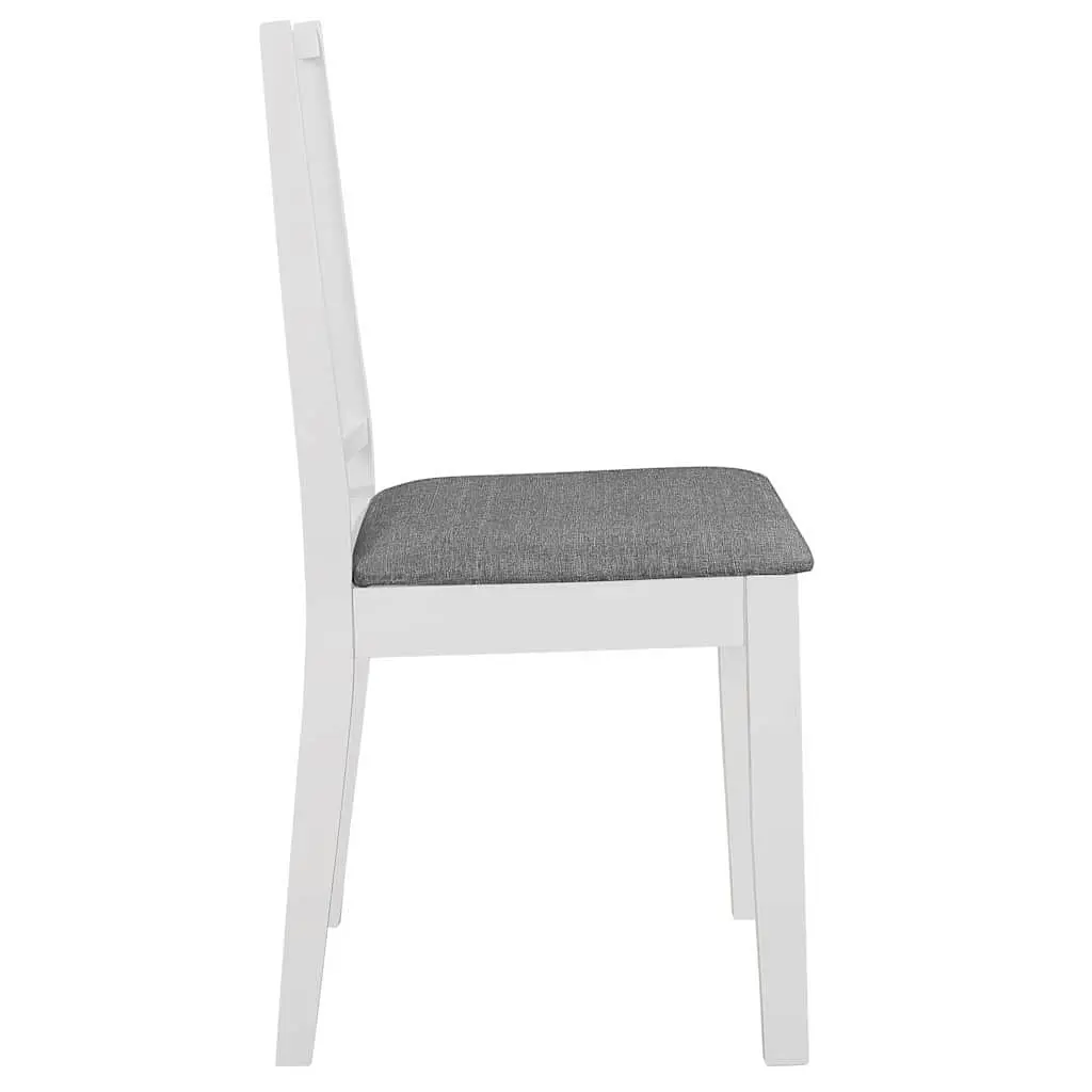 4-Piece White Dining Chair Set