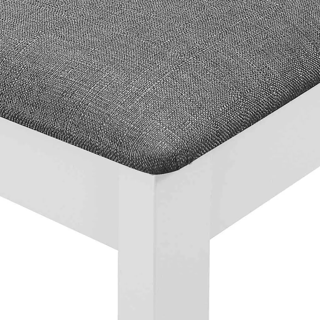 4-Piece White Dining Chair Set