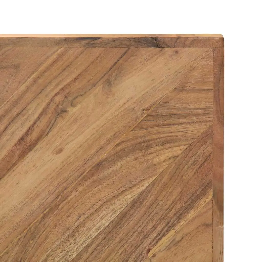 Coffee Table Living Room 110x110x36 cm Solid Acacia Wood Brown