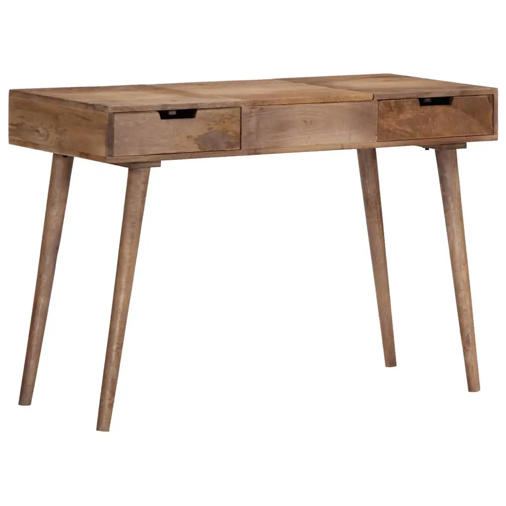 Dressing Table Bedroom 112x45x76 cm Vanity with Mirror 2 Drawers 4 Compartments