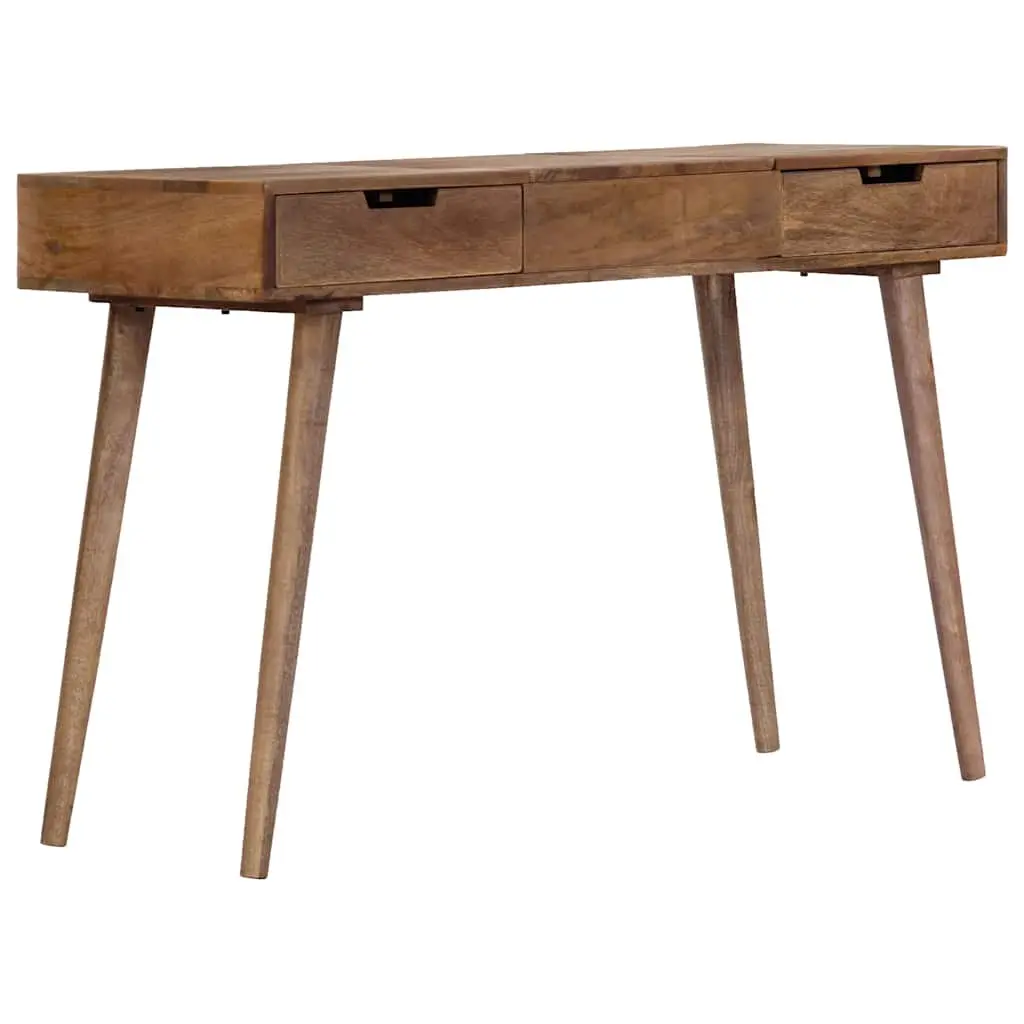 Dressing Table Bedroom 112x45x76 cm Vanity with Mirror 2 Drawers 4 Compartments