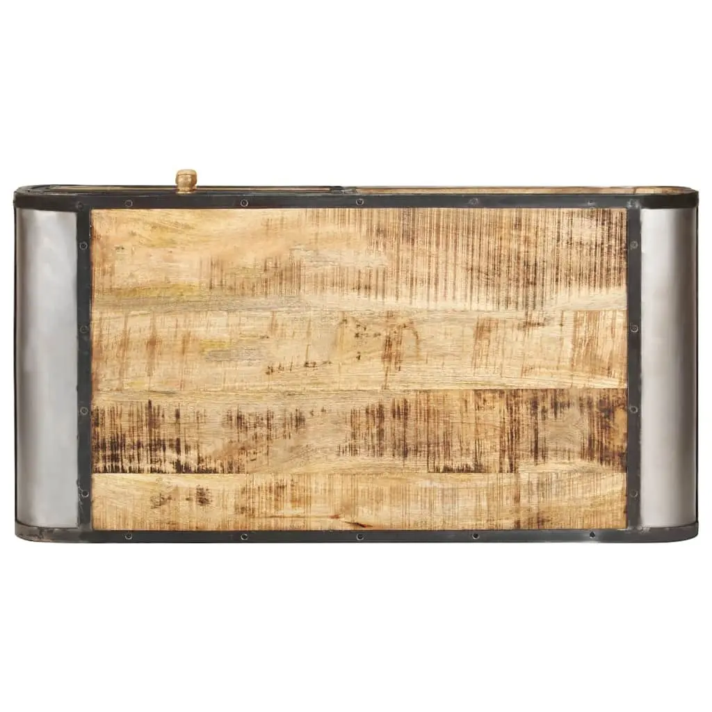Coffee Table 100x50x35cm Solid Mango Wood Living Room Accent Storage Drawers