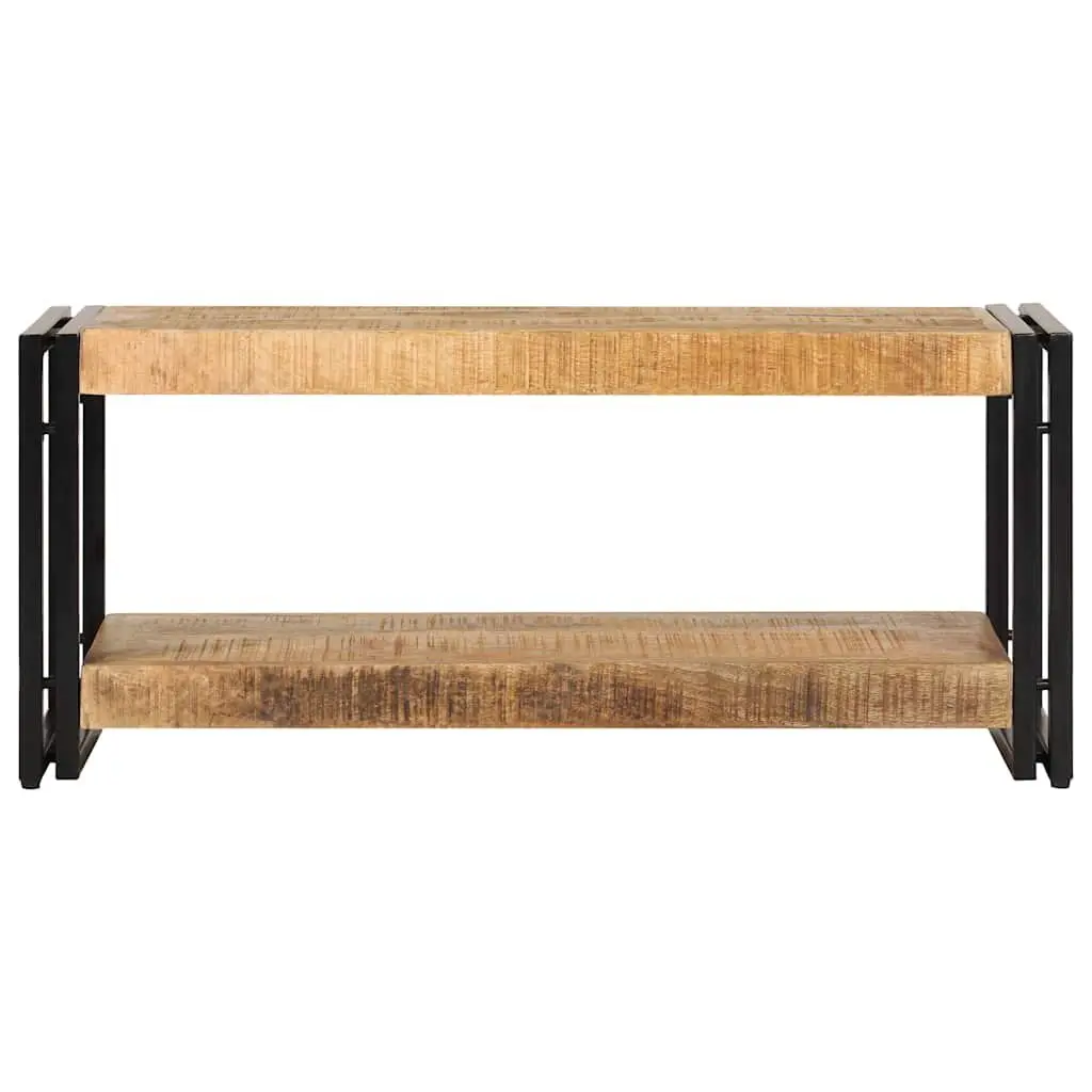 TV Cabinet 90x30x40cm Solid Mango Wood Antique Style Storage Unit Brown