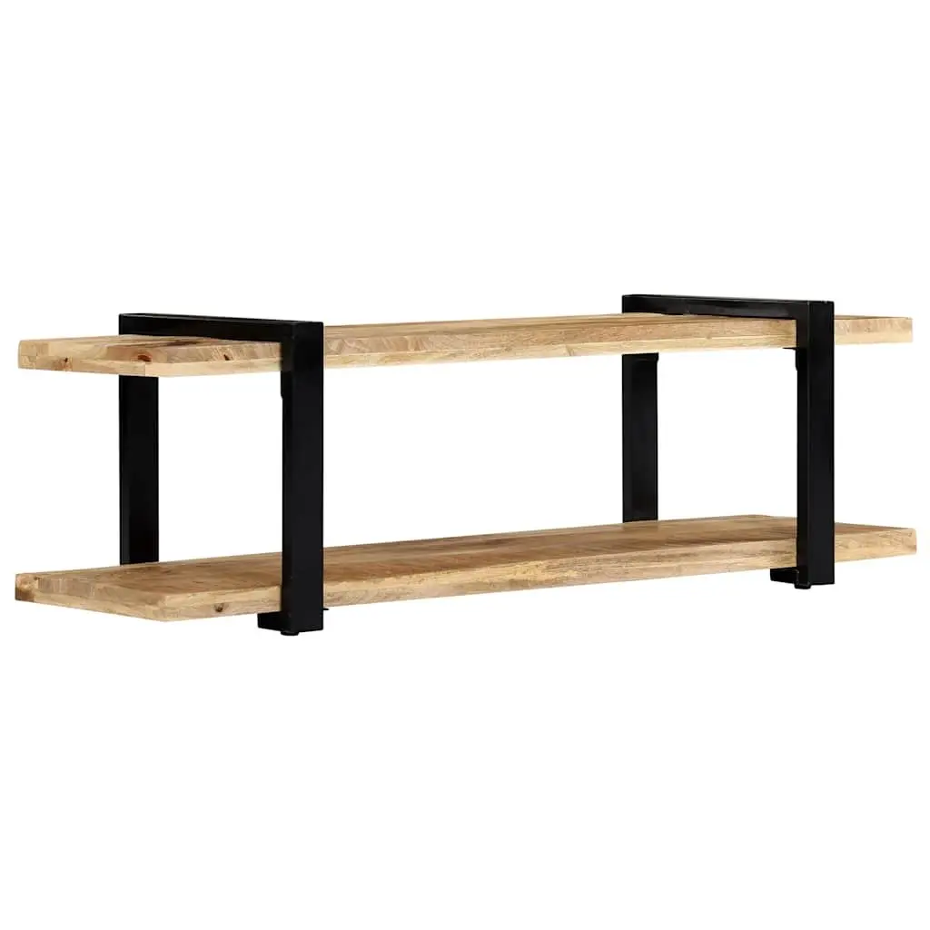 TV Cabinet Living Room 130x40x40 cm Solid Mango Wood Brown Industrial Style