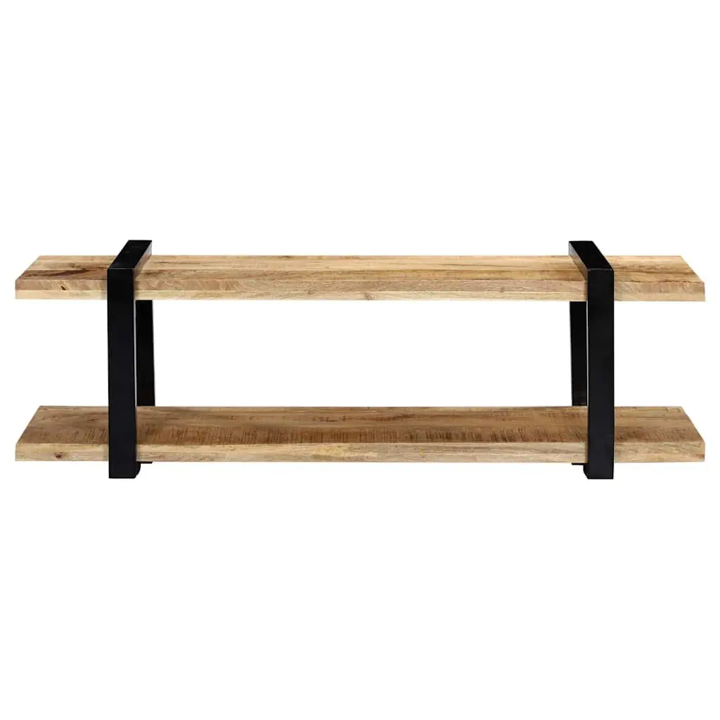 TV Cabinet Living Room 130x40x40 cm Solid Mango Wood Brown Industrial Style