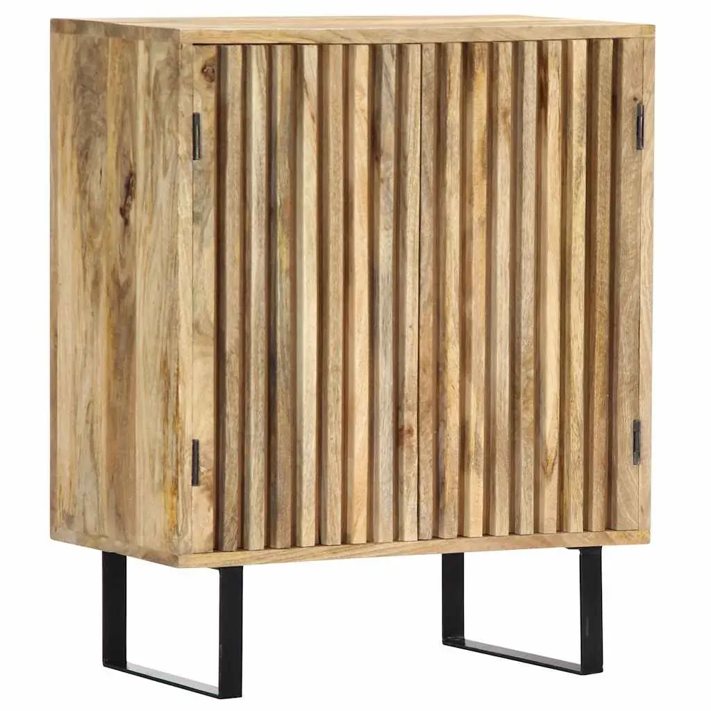 Sideboard 60x35x75 cm Brown Solid Mango Wood Cabinet Storage Buffet 2 Door