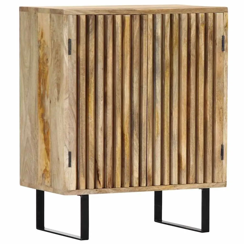 Sideboard 60x35x75 cm Brown Solid Mango Wood Cabinet Storage Buffet 2 Door